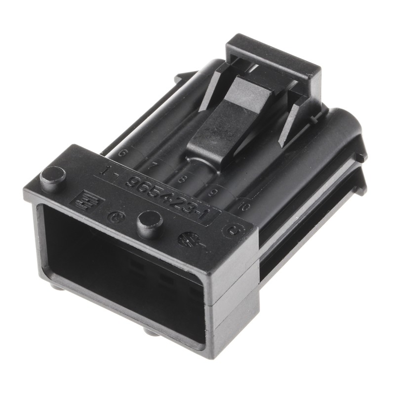 10 pcs - TE Connectivity, Junior Power Timer Automotive Connector Plug 10 Way, Solder Termination