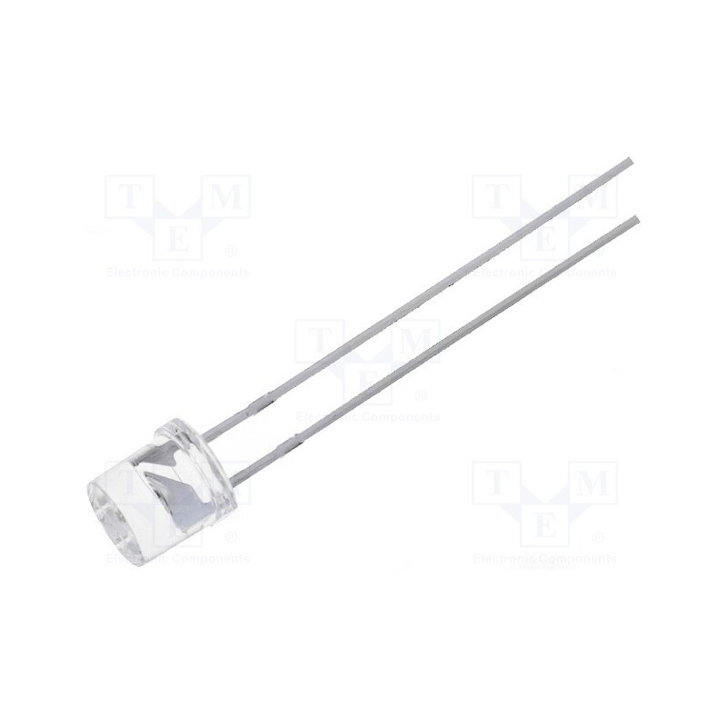 10 pcs : OSYL53E1A-IJ - LED, 5mm, yellow, 330÷750mcd, 140°, Front: flat, 1.8÷2.4V
