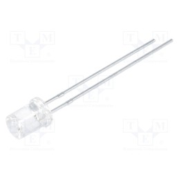 10 pcs : LL-503UGC2K-2B - LED, 5mm, green, 13÷30mcd, 120°, Front: recessed, 1.6÷2.6V