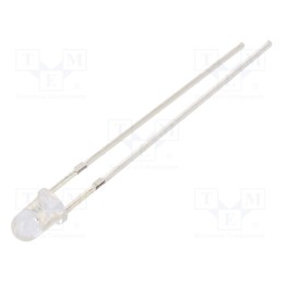 10 pcs : OSY5JA3Z71A - LED, 3mm, yellow, 500÷750mcd, 70°, Front: convex, 1.8÷2.6V