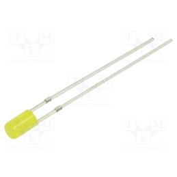 10 pcs : OSY5JA3HE4B - LED, 3mm, yellow, 68÷100mcd, 140°, Front: flat, 1.8÷2.6V, -30÷85°C