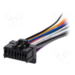 10 pcs : - Connector, with leads, Pioneer, PIN: 16