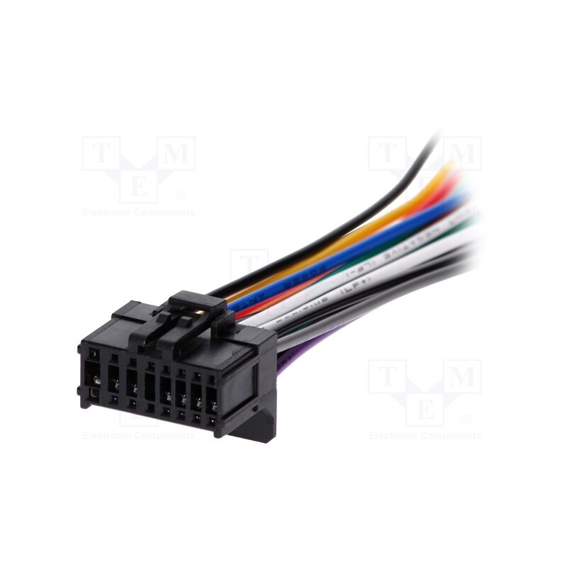 10 pcs : - Connector, with leads, Pioneer, PIN: 16