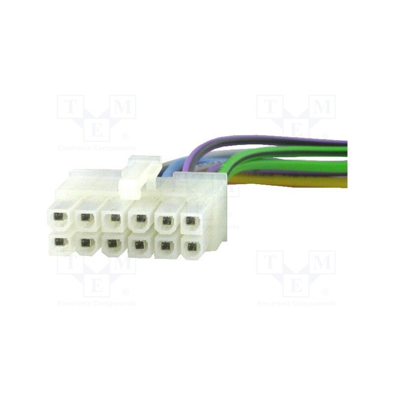 10 pcs : - Connector, with leads, Pioneer, PIN: 12