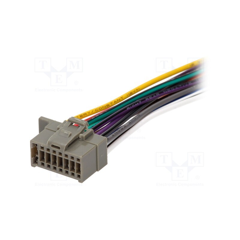 10 pcs : - Connector, with leads, Panasonic, PIN: 16