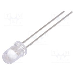 10 pcs : LL-504PGC2E-G5-2BC - LED, 5mm, green, 23000÷39000mcd, 15°, Front: convex, 2.6÷3.6V