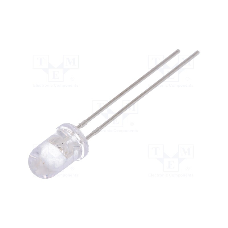 10 pcs : LL-504PGC2E-G5-2BC - LED, 5mm, green, 23000÷39000mcd, 15°, Front: convex, 2.6÷3.6V