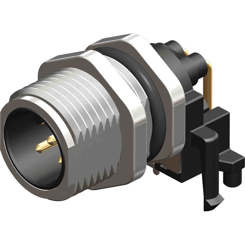 1 pcs - RS PRO Circular Connector, 5 Contacts, M12 Connector, Plug, Male, IP67
