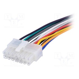 10 pcs : - Connector, with leads, Kenwood, PIN: 14