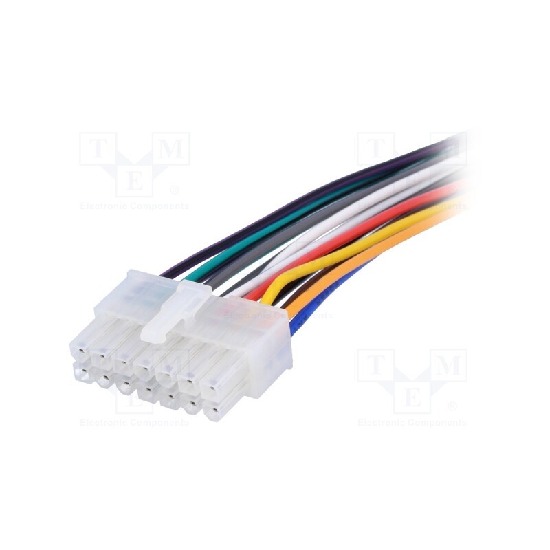 10 pcs : - Connector, with leads, Kenwood, PIN: 14