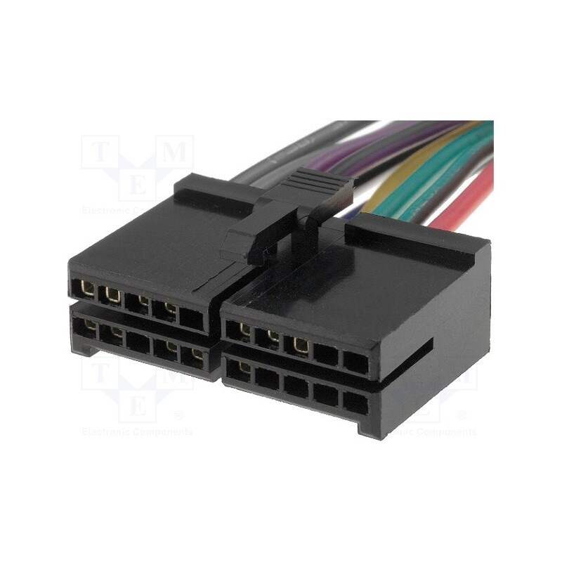 10 pcs : - Connector, with leads, Prology, PIN: 20