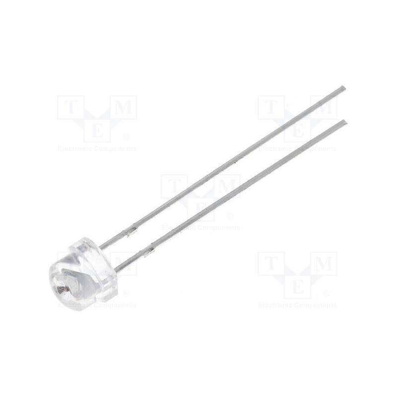 10 pcs : OSHR56A1A-IJ - LED, 4.8mm, red, 350÷750mcd, 100°, Front: convex, 1.8÷2.6V