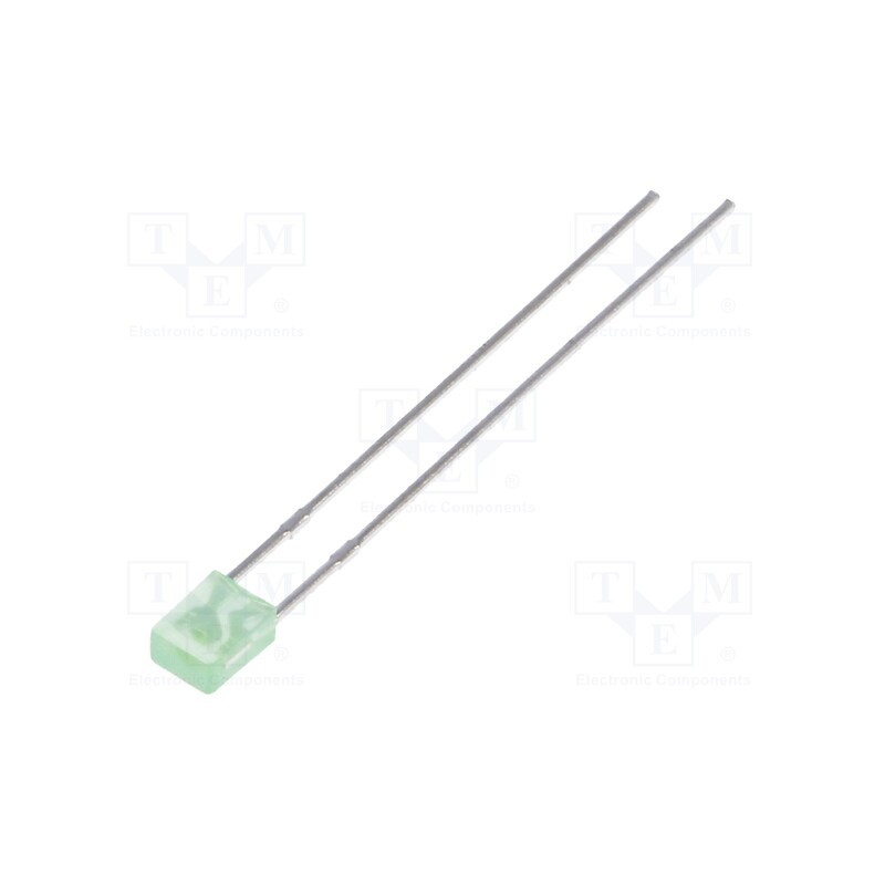 10 pcs : LL-234PGD2Q-G5-2B - LED, rectangular, 3.2x2x4.15mm, green, 1300÷2200mcd, 130°, 20mA