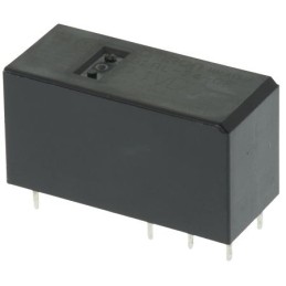 1 pcs - Omron PCB Mount Non-Latching Relay, 5V dc Coil, 8A Switching Current, DPDT