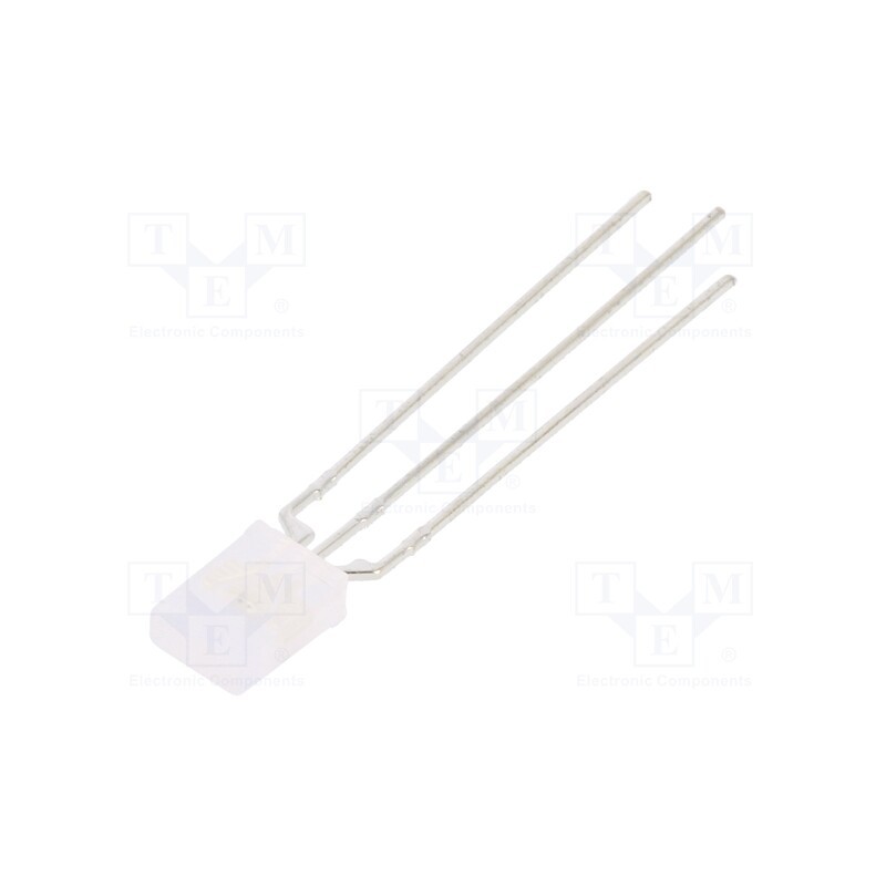 10 pcs : LL-259VGM1G-C-1B - LED, rectangular, 2x5x7.05mm, bicolour, red/green, 45÷90mcd, 120°