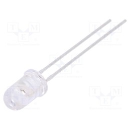 10 pcs : LL-503YC2E-4CE - LED, 5mm, yellow, 1300÷2200mcd, 45°, Front: convex, 1.6÷2.4V