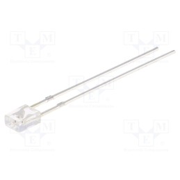 10 pcs : OSR5RU7BA1B - LED, rectangular, 2x3x4mm, red, 330÷450mcd, 100°, Front: flat, 20mA