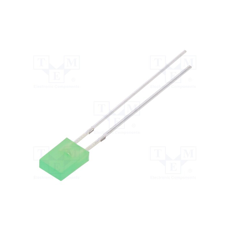 10 pcs : OSG8NU71F4B - LED, rectangular, 2x4.95x6.96mm, yellow green, 10÷20mcd, 150°