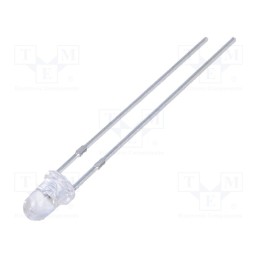 10 pcs : FYL-3014SUGC1A - LED, 3mm, yellow green, 600mcd, 30°, Front: convex, 1.8÷2.6V