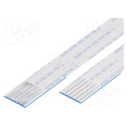 10 pcs : 10-05-A-0203-C-4-08-4-T - FFC cable, Cores: 5, Cable ph: 1mm, contacts on the same side