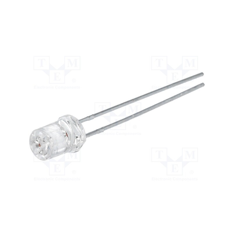 10 pcs : LL-504BC2K-B4-1G - LED, 5mm, blue, 70÷120mcd, 100°, Front: recessed, 2.6÷3.8V