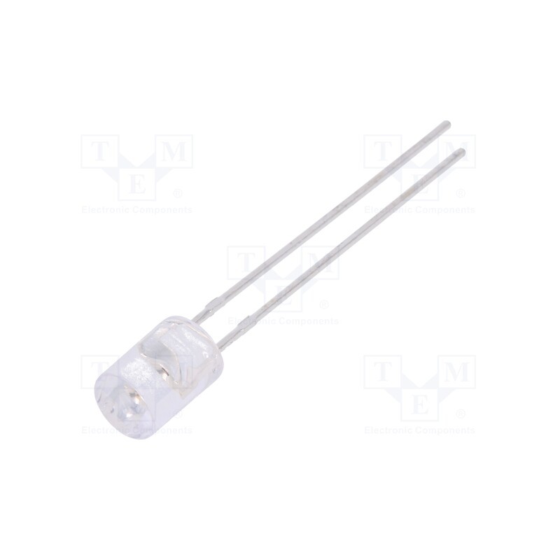 10 pcs : LL-503YC2Q-4C - LED, 5mm, yellow, 460mcd, 110°, Front: flat, 1.6÷2.4V, No.of term: 2
