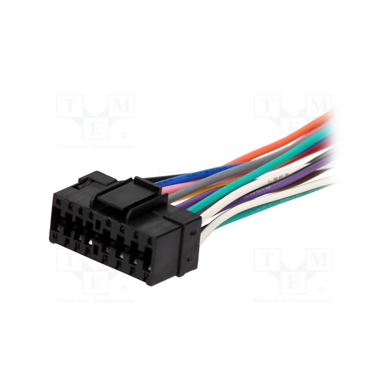 10 pcs : - Connector, with leads, Sony, PIN: 16