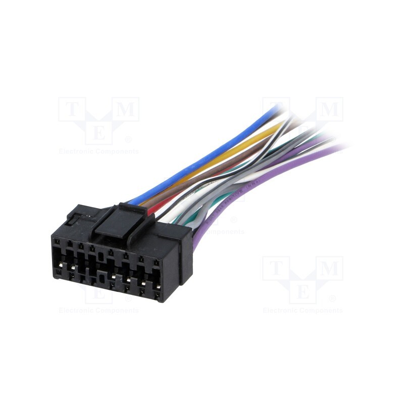 10 pcs : - Connector, with leads, Pioneer, PIN: 16