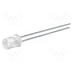 10 pcs : LL-503VC2K-V1-1A - LED, 5mm, red, 30÷70mcd, 120°, Front: recessed, 1.6÷2.6V