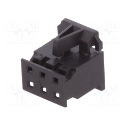 10 pcs : 10073599-006LF - Plug, wire-board, female, Minitek, 2mm, PIN: 6, w/o contacts, FCI