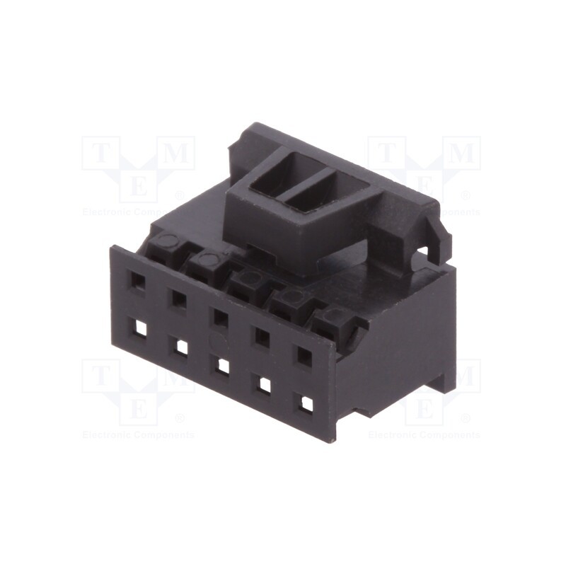 10 pcs : 10073599-010LF - Plug, wire-board, female, Minitek, 2mm, PIN: 10, w/o contacts, FCI