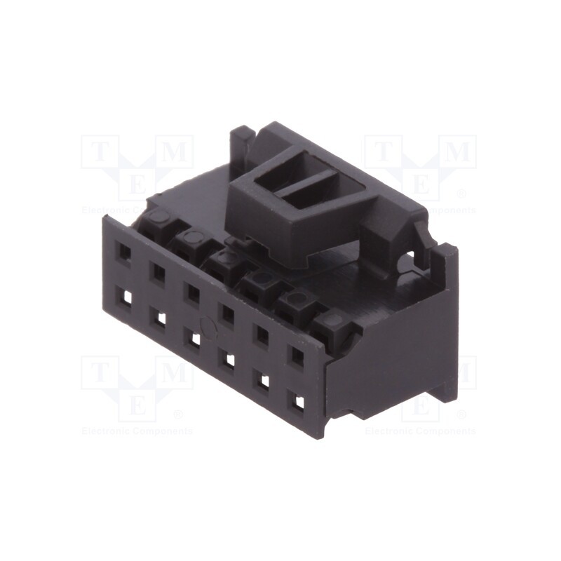 10 pcs : 10073599-012LF - Plug, wire-board, female, Minitek, 2mm, PIN: 12, w/o contacts, FCI