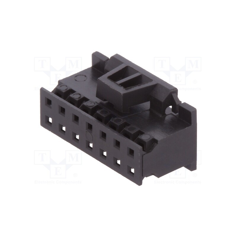 10 pcs : 10073599-014LF - Plug, wire-board, female, Minitek, 2mm, PIN: 14, w/o contacts, FCI