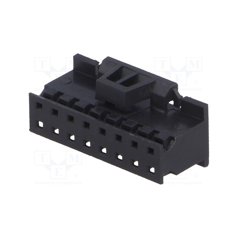 10 pcs : 10073599-016LF - Plug, wire-board, female, Minitek, 2mm, PIN: 16, w/o contacts, FCI
