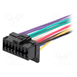 10 pcs : - Connector, with leads, Pioneer, PIN: 16