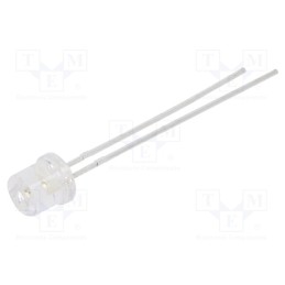 10 pcs : 503GC1E-1B - LED, 5mm, green, 45mcd, 110°, Front: flat, 1.6÷2.4V, No.of term: 2