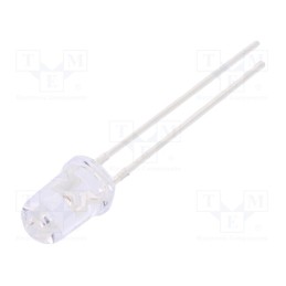 10 pcs : FYL-5014NUYC1H-TL - LED, 5mm, yellow, 4750÷6000mcd, 30°, Front: convex, 1.7÷2.5V