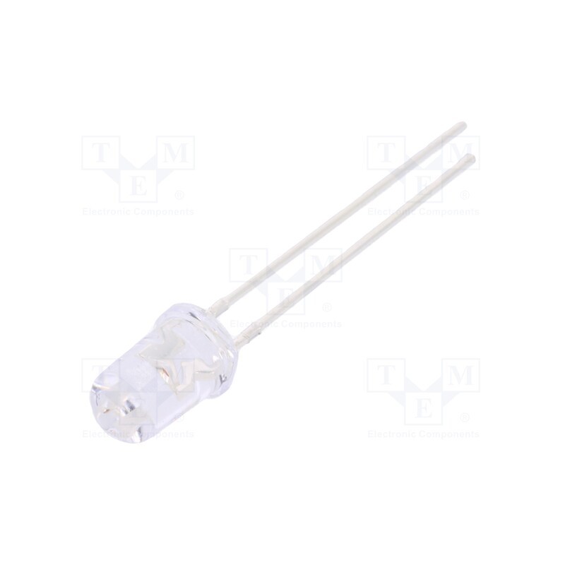 10 pcs : FYL-5014NUYC1H-TL - LED, 5mm, yellow, 4750÷6000mcd, 30°, Front: convex, 1.7÷2.5V