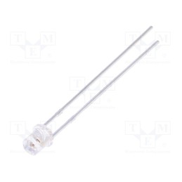 10 pcs : LL-304YC1X-4C - LED, 3mm, yellow, 210÷350mcd, 110°, Front: flat, 1.6÷2.4V