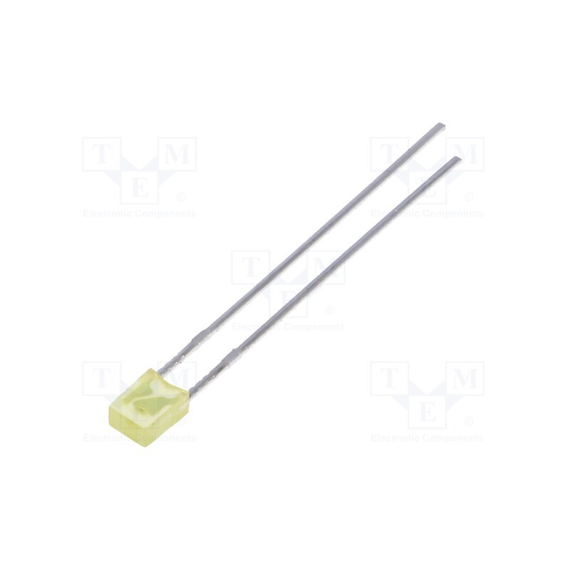 10 pcs : LL-234YD2Q-1B - LED, rectangular, 3.2x2x4.15mm, yellow, 30÷70mcd, 130°, Front: flat