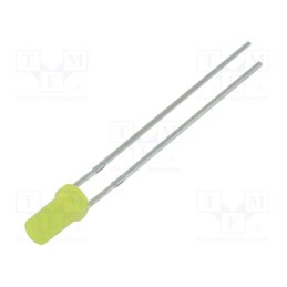 10 pcs : OSY5JA3NE4A - LED, 3mm, yellow, 68÷100mcd, 140°, Front: flat, 1.8÷2.6V