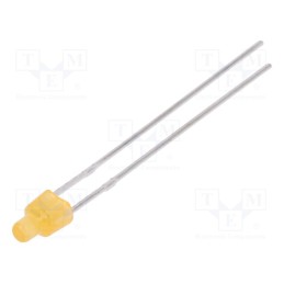 10 pcs : LL-204AD2L-1B - LED, 2mm, orange, 45÷90mcd, 150°, Front: flat, 1.5÷2.4V