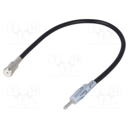 10 pcs : - Antenna adapter, DIN plug,ISO socket, with lead, 0.15m