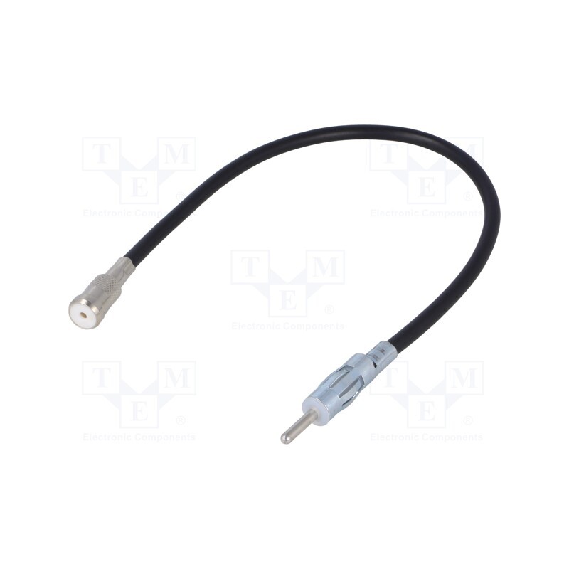 10 pcs : - Antenna adapter, DIN plug,ISO socket, with lead, 0.15m