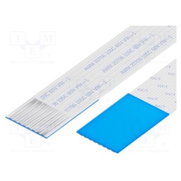 10 pcs : 10-08-D-0050-C-4-08-4-T - FFC cable, Cores: 8, Cable ph: 1mm, L: 50mm, 60V, Plating: tinned, 1A