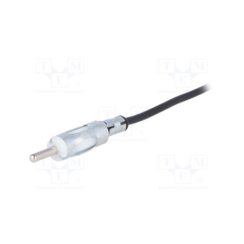 10 pcs : - Plug, antenna, DIN,male, straight,with lead, 0.3m