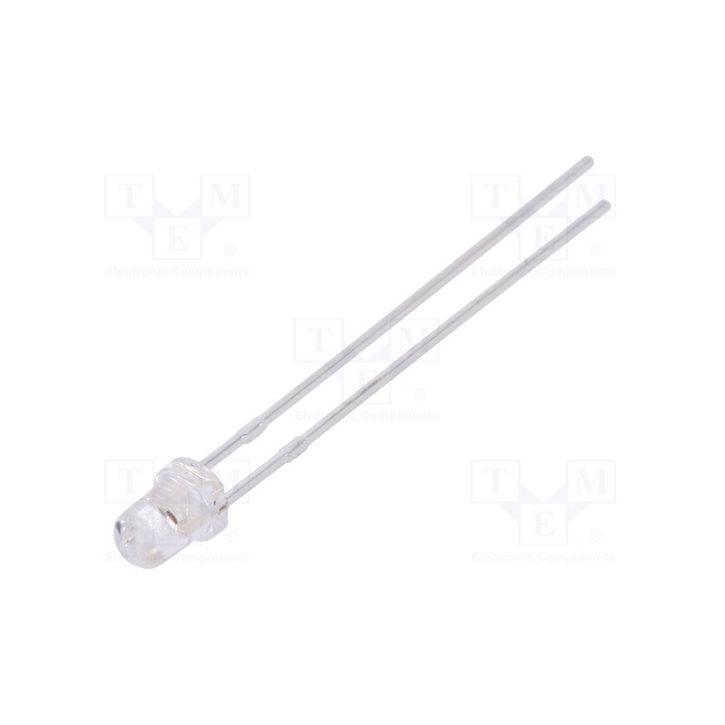 10 pcs : LL-304VC4B-4CD - LED, 3mm, red, 1300÷2200mcd, 30°, Front: convex, 1.6÷2.4V