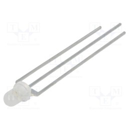 10 pcs : LL-309VUGM2E-V11A-2B - LED, 3mm, red/green, 60°, Front: convex, 1.6÷2.6/1.6÷2.6V