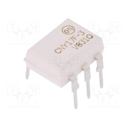 10 pcs : CNY17F3VM - Optocoupler, THT, Ch: 1, OUT: transistor, Uinsul: 4.17kV, Uce: 100V