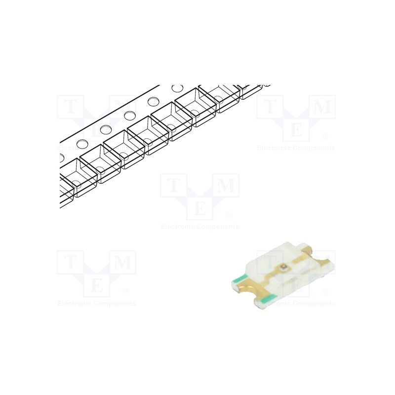 50 pcs : RF-GSS150TS-BC - LED, SMD, 1206, green-yellow, 18÷100mcd, 3.2x1.6x0.7mm, 140°, 20mA